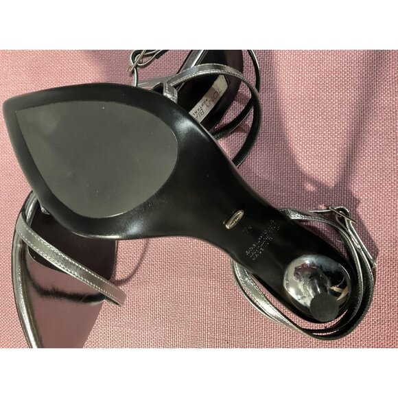 Tony Bianco Myra Sandals in Gunmetal Glimmer 7.5 New with Box Womens High heels - Picture 9 of 15